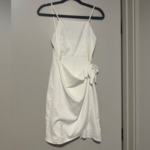 glam White Mini Dress